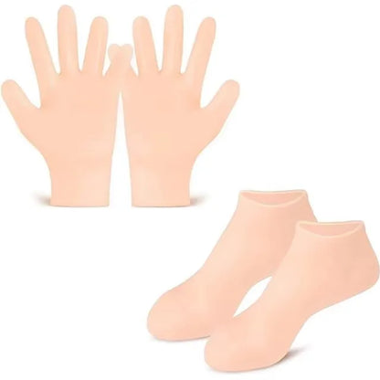Silicone Exfoliating Socks &amp; Gloves Anti Slip Foot &amp; Hand Spa Mask Hands Peeling Gloves Prevents Dryness Feet/Hand Care Tools
