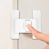 Refrigerator Locks Refrigerator Child Lock Self-Adhesive Fridge Closer Fixed Buckle for Glass Metal Protection Kids Adults Home SHOPEZRA L.L.C.
