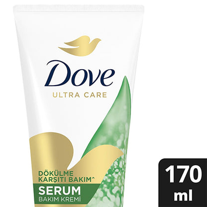 Dove Ultra Care Anti-Breakage Hair Conditioner: 1-Minute Serum for Stronger, Vegan &amp; Damage-Free Hair - Coconut, Almond &amp; Argan Oil Infusion (5.75 fl oz)