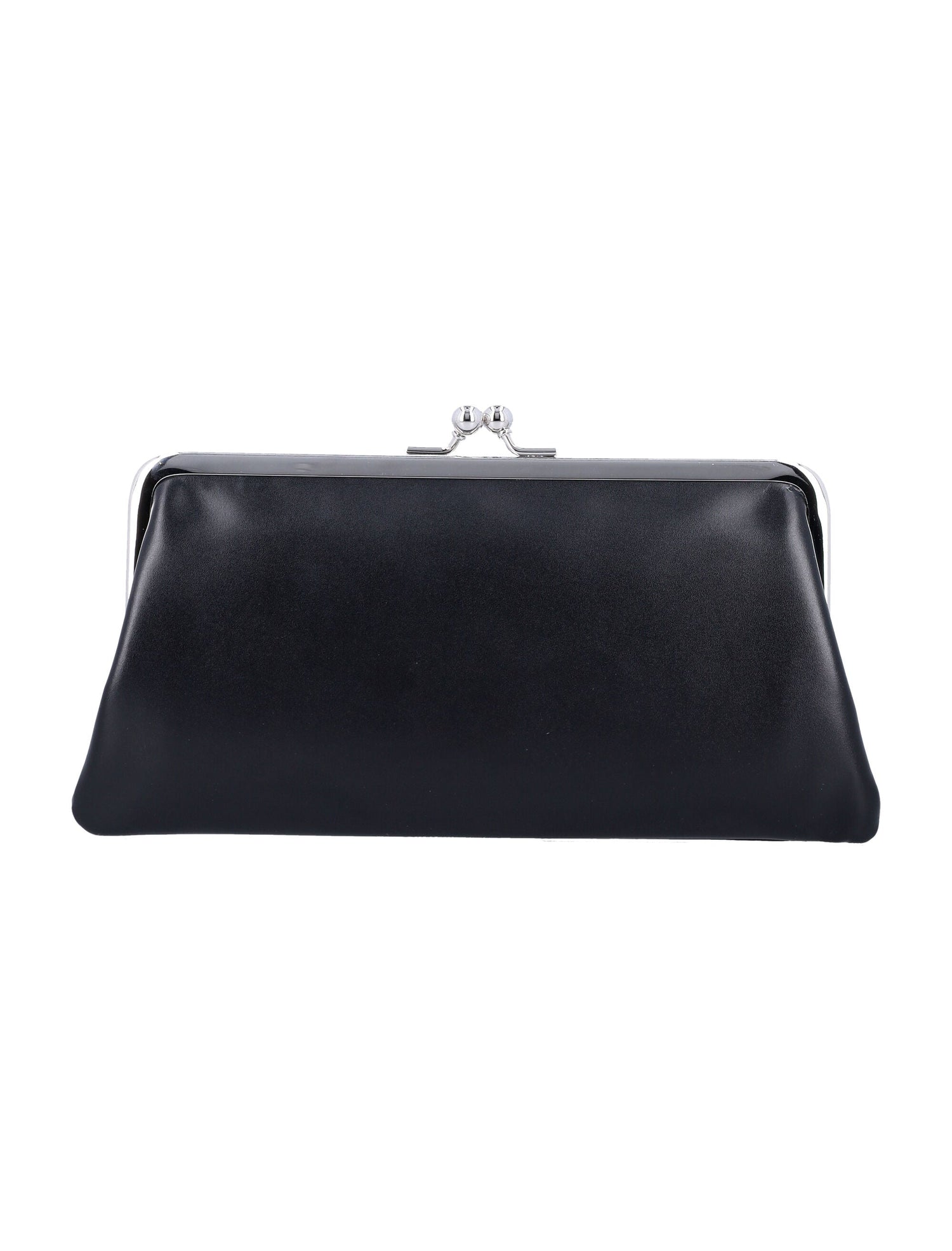 COMME DES GARÇONS WALLET Mini Kiss-Clasp Leather Purse