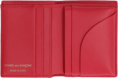 COMME DES GARÇONS WALLET Mini Polka-Dot Leather Wallet
