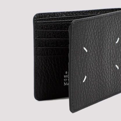 MAISON MARGIELA Mini Bi-Fold Wallet 9.5x11x1 cm