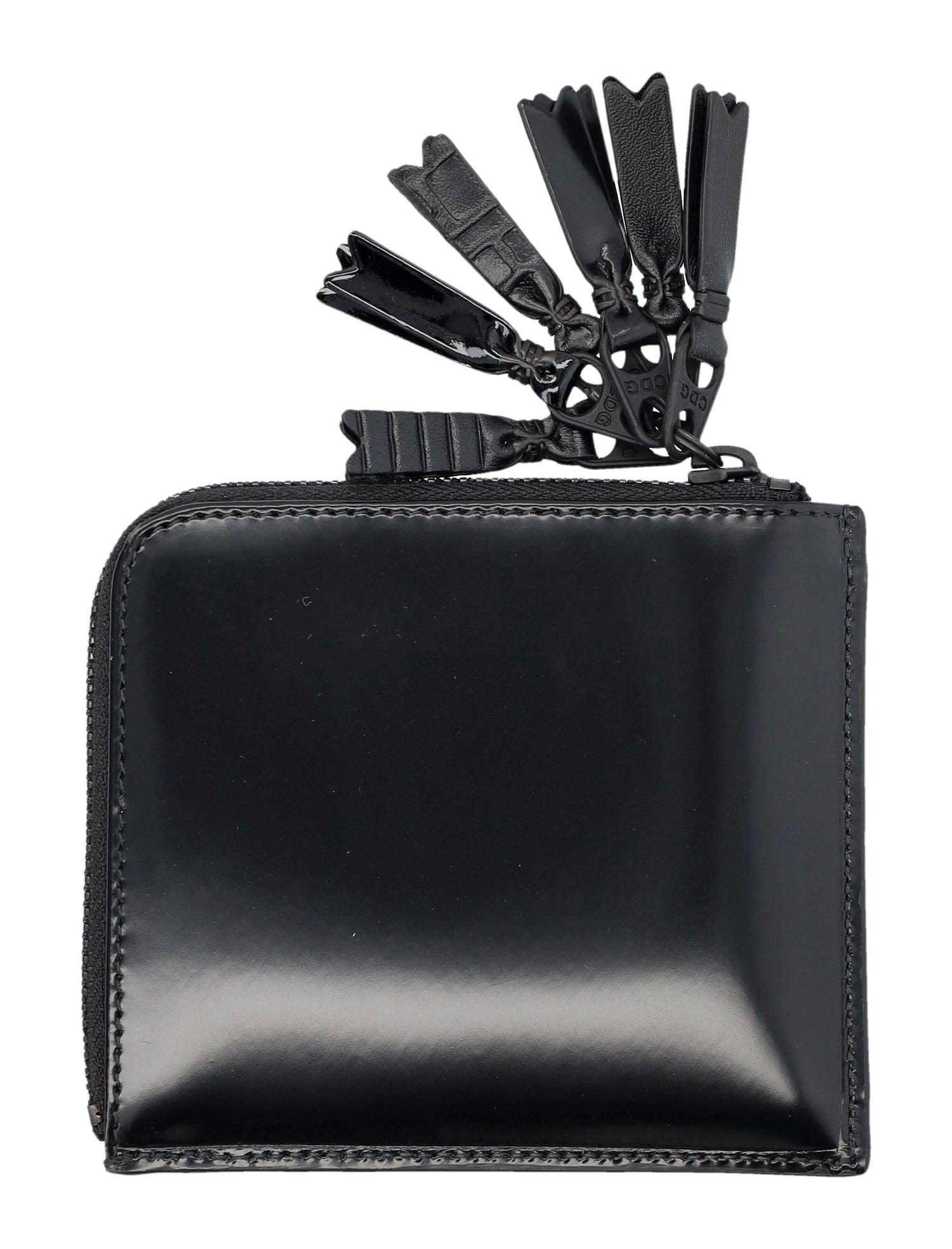 COMME DES GARÇONS WALLET Mini Zip Wallet with Charms - Fall/Winter 2025