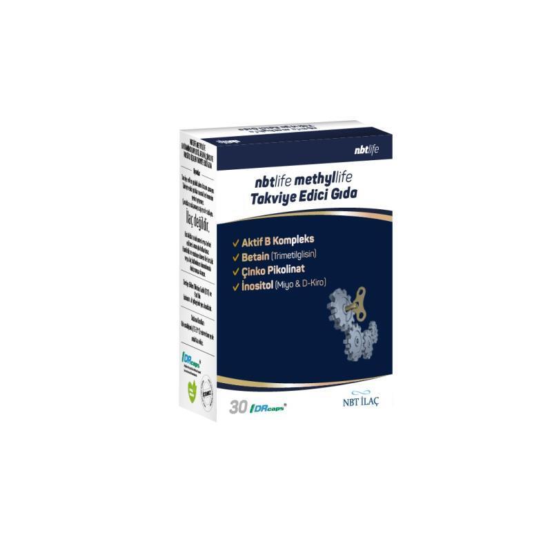 NbtLife MethylLife: 30 Capsules for Methylation - Dietary &amp; Nutritional Supplement
