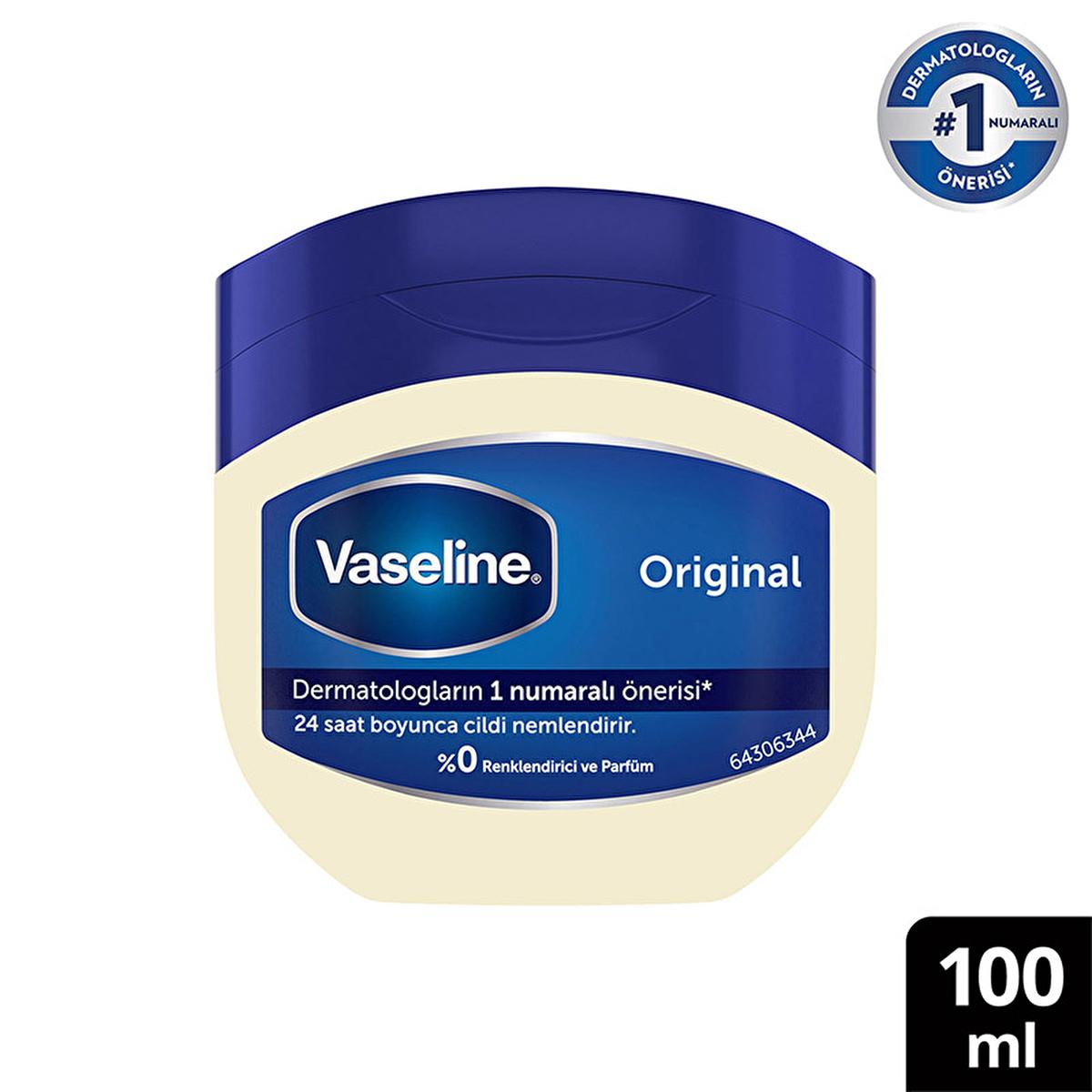 Vaseline Original Moisturizing Jelly - 24 Hour Hydration for Dry Skin, Hypoallergenic &amp; Dermatologist-Recommended