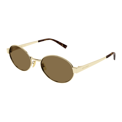 SAINT LAURENT Elegant Metal Frame Sunglasses for Women
