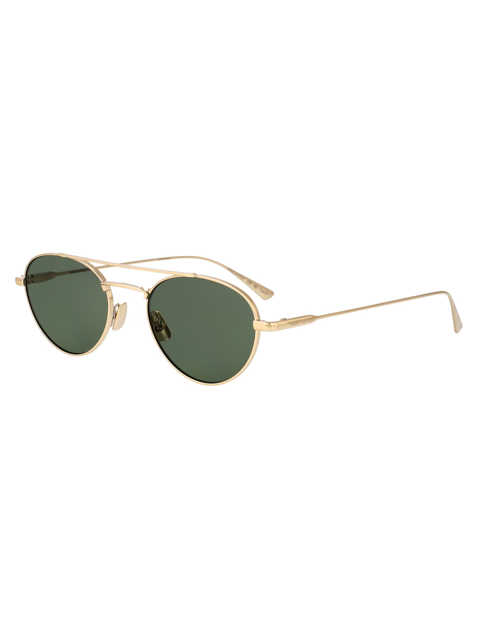SAINT LAURENT Chic Metal Frame Sunglasses for Women