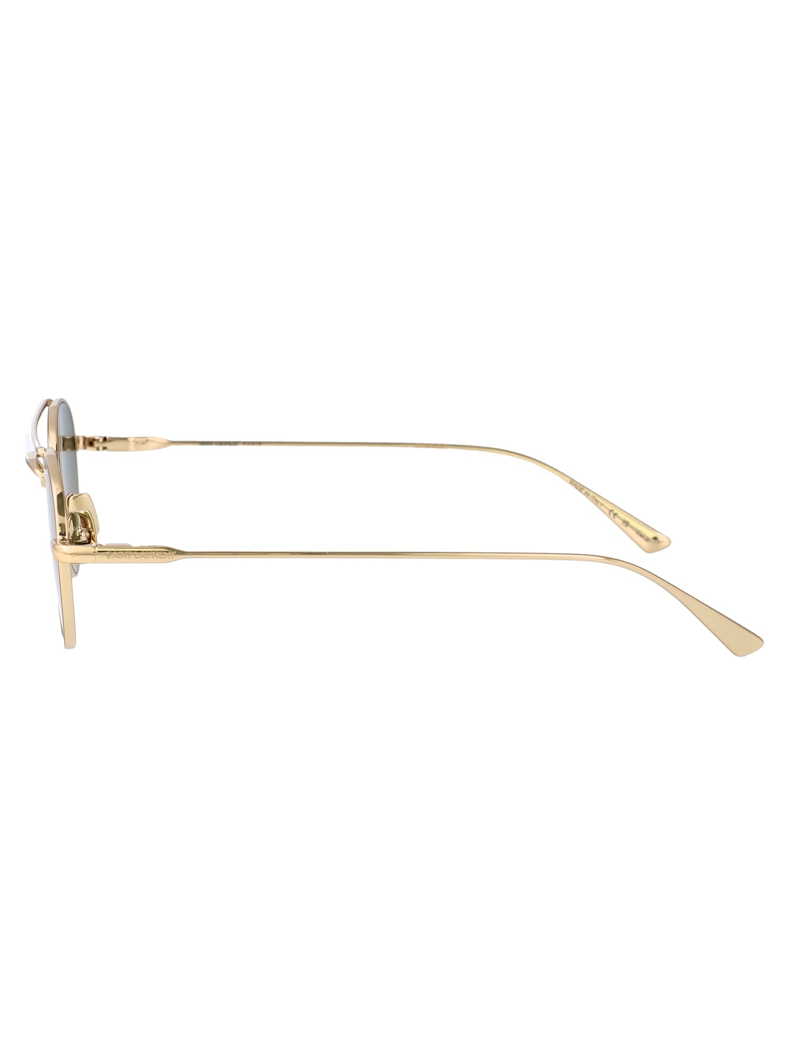 SAINT LAURENT Chic Metal Frame Sunglasses for Women