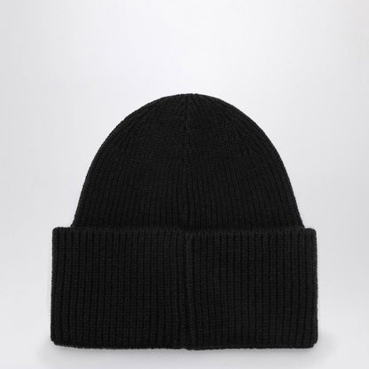 DESTIN Wool and Cashmere Beanie with Ribbed Weave and Turned-Up Hem