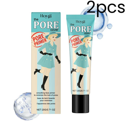 Hoygi Pore Primer Long Lasting Makeup Absorb Excess Oil Fine Texture Refresh Moisturizing Gentle Formula Smoothing Face Primer