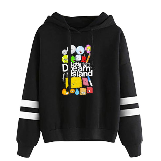 Jacknjellify BFDI Battle For Dream Island Merch Pullover Hoodie Merch Fashion Hoodie Fashion Sweatshirt Pullover Trainingsanzug