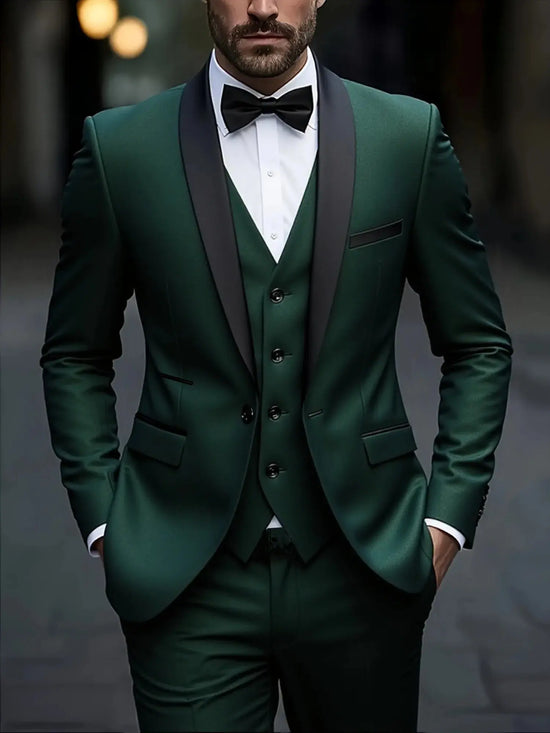 Suit (suit+vest+pants) Men&