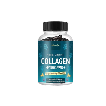 Hydrolyzed Marine Collagen - HYDROPRO, Advanced Hydrolyzed Formula for Optimal Absorption, Skin, Hair, Nails &amp; Joint Support