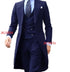 Royal Blue Long Tail Coat 3 Piece Gentleman Man Suit Smoking Da Sposo Moda Maschile Per Giacca Da Ballo Da Sposa Gilet Con SHOPEZRA L.L.C.