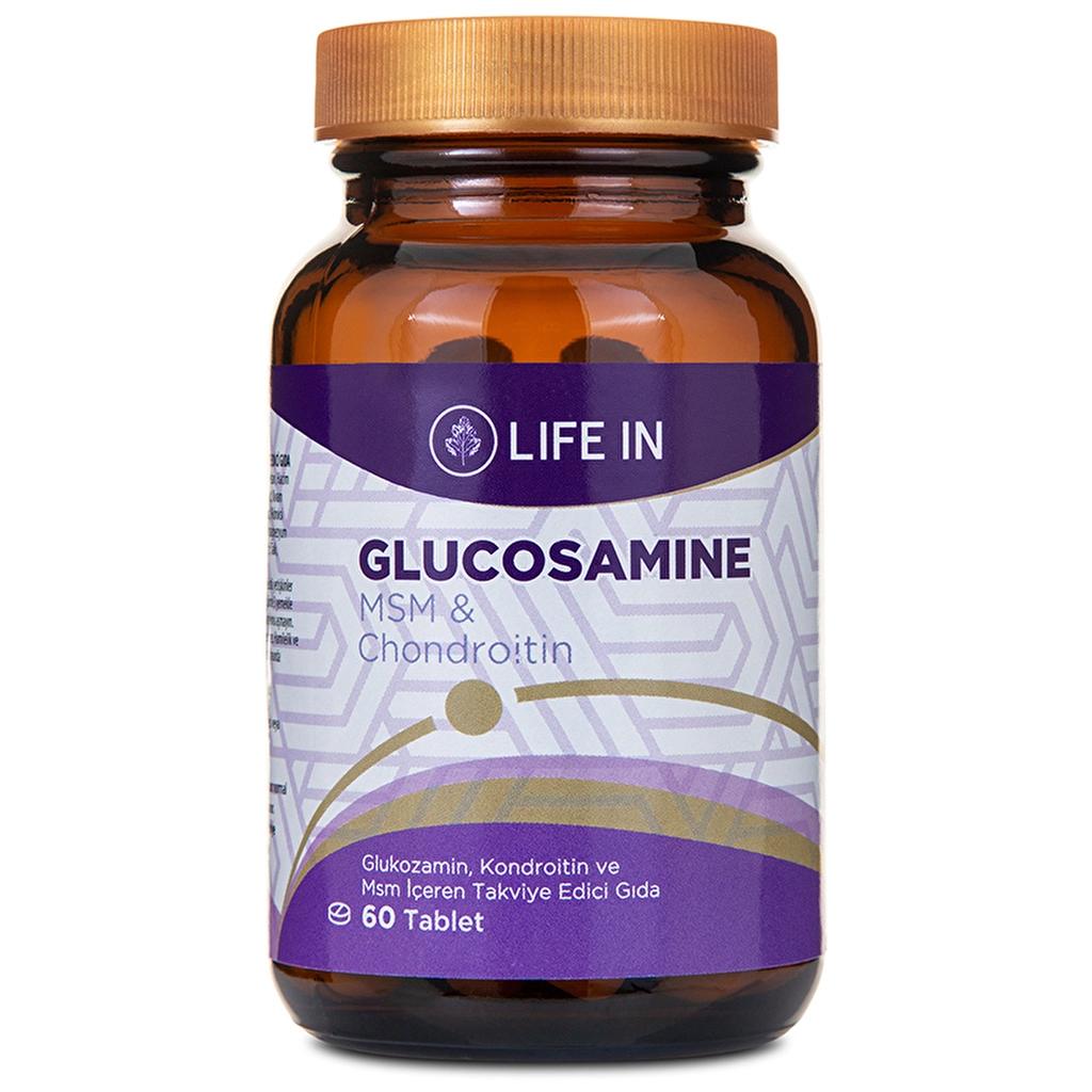 Life In Glucosamine Chondroitin &amp; MSM Supplement 60 Tablets