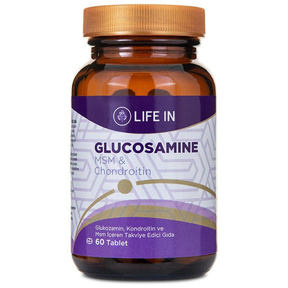 Life In Glucosamine Chondroitin &amp; MSM Supplement 60 Tablets