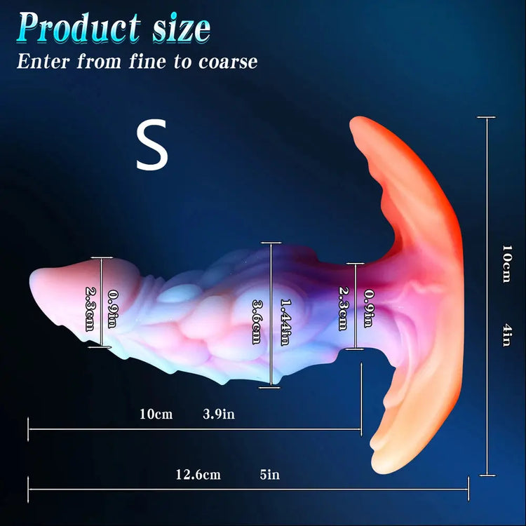 Luminous Monster Dildo Wearable Anal Plug Soft Penis Anal Dildo Sex Toys For Women Men Masturbator Butt Plug Dilator Training SHOPEZRA L.L.C.