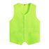 Kids Boys Girls Button Volunteer Vest Solid Color V Neck Sleeveless Waistcoat Volunteers School Camp Activities Uniform SHOPEZRA L.L.C.