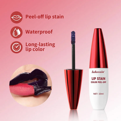 Lip Stain Peel Off 24 Hours Water Resistant Lipsticks Makeup Liquid Lipstick Matte Lipstick for Lips Stick Free Shipping Ink