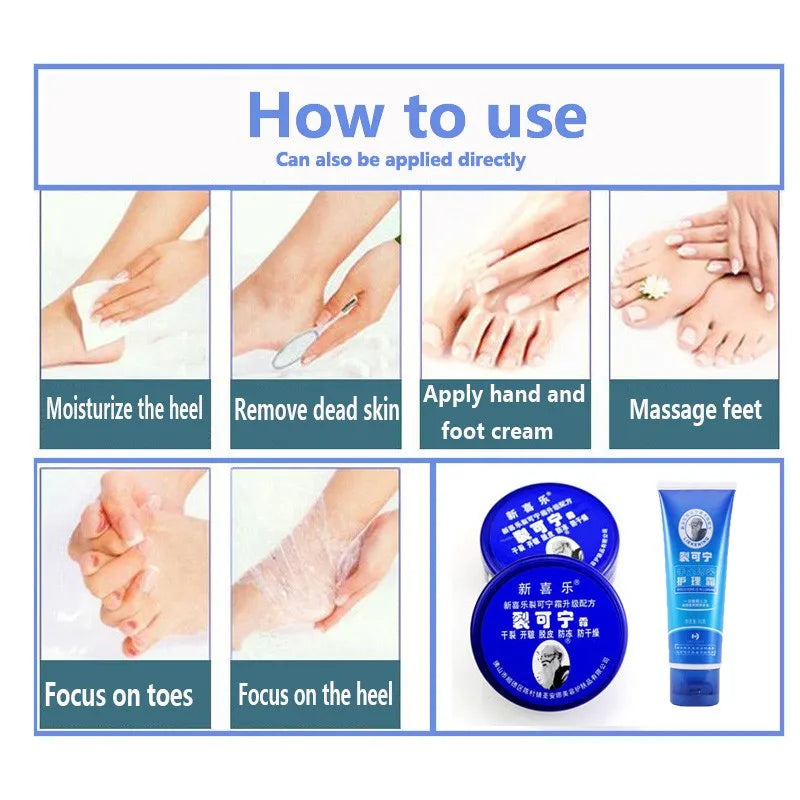 Traditional Chinese Upgrade Oil Anti-Drying Crack Foot Cream Heel Cracked Repair Cream Removal Dead Skin Hand Feet Care