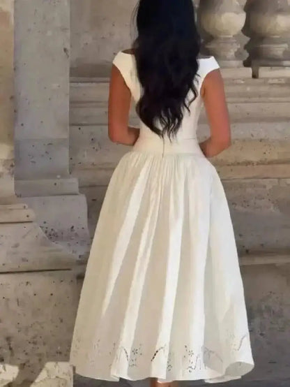 Trendy Minimalist Dress Romantic Stylish Vintage Dresses Women Bridesmaid Party Modest Street Summer Outfits by Dropshipman