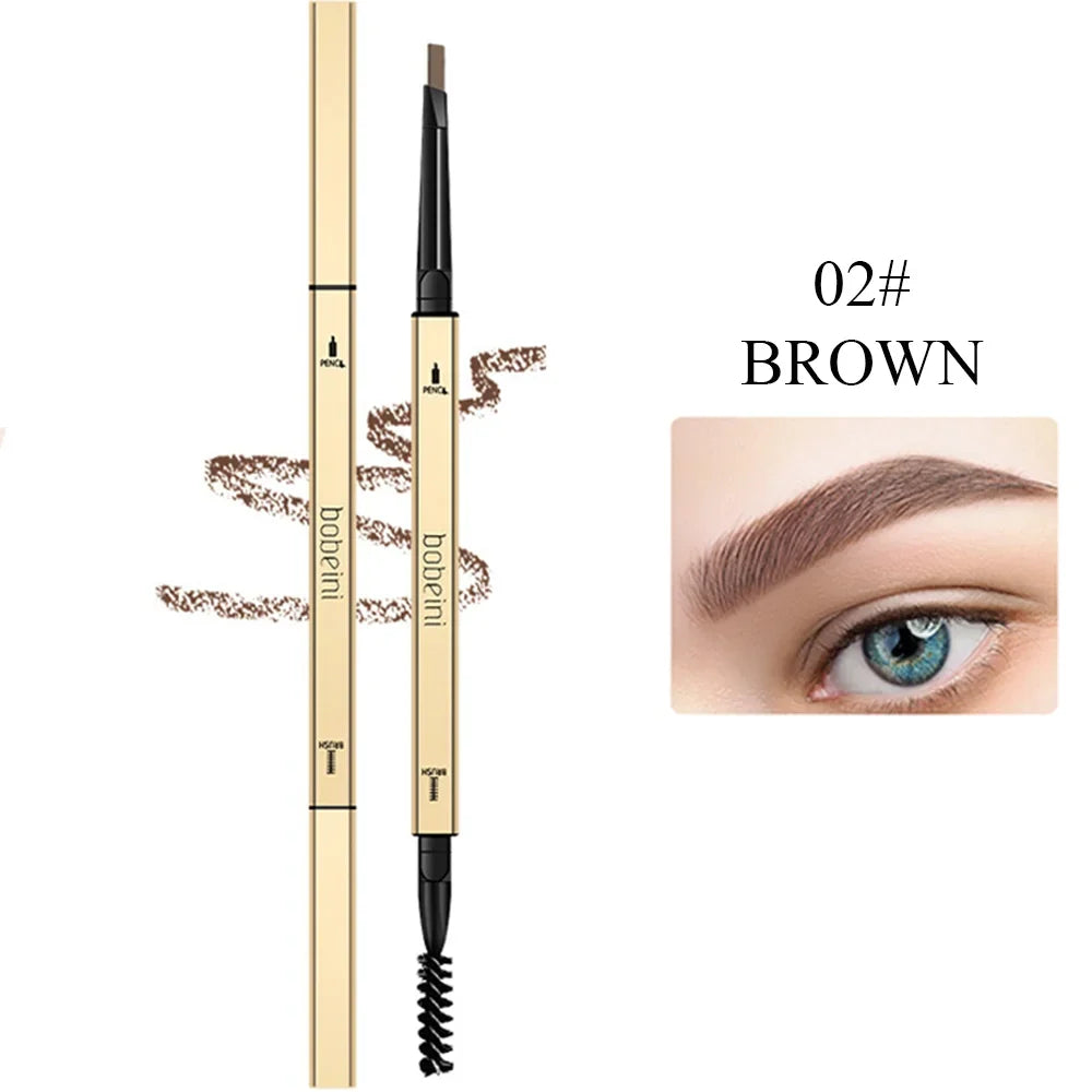 Dual-Ended Waterproof Eyebrow Pencil – Precise, Long-Lasting &amp; Smudge-Proof Brow Makeup