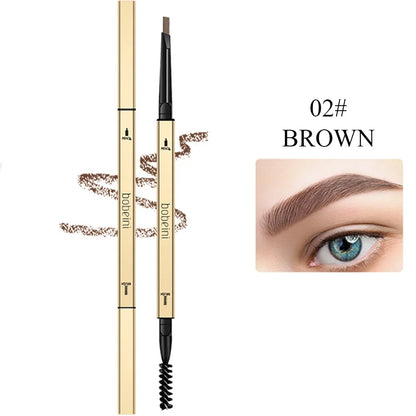 Dual-Ended Waterproof Eyebrow Pencil – Precise, Long-Lasting &amp; Smudge-Proof Brow Makeup