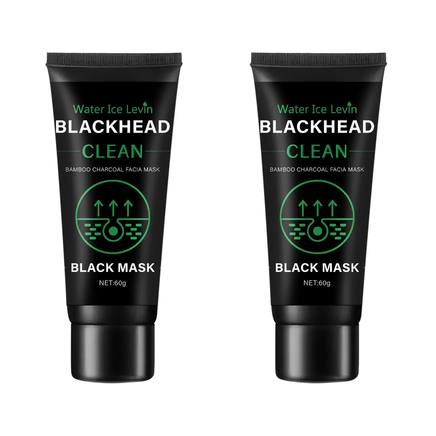 60g Bamboo Charcoal Fiber Mask Blackhead Removal Deep Mask Deep Cleansing Cleansing Exfoliating Mask Treatment Black Mask