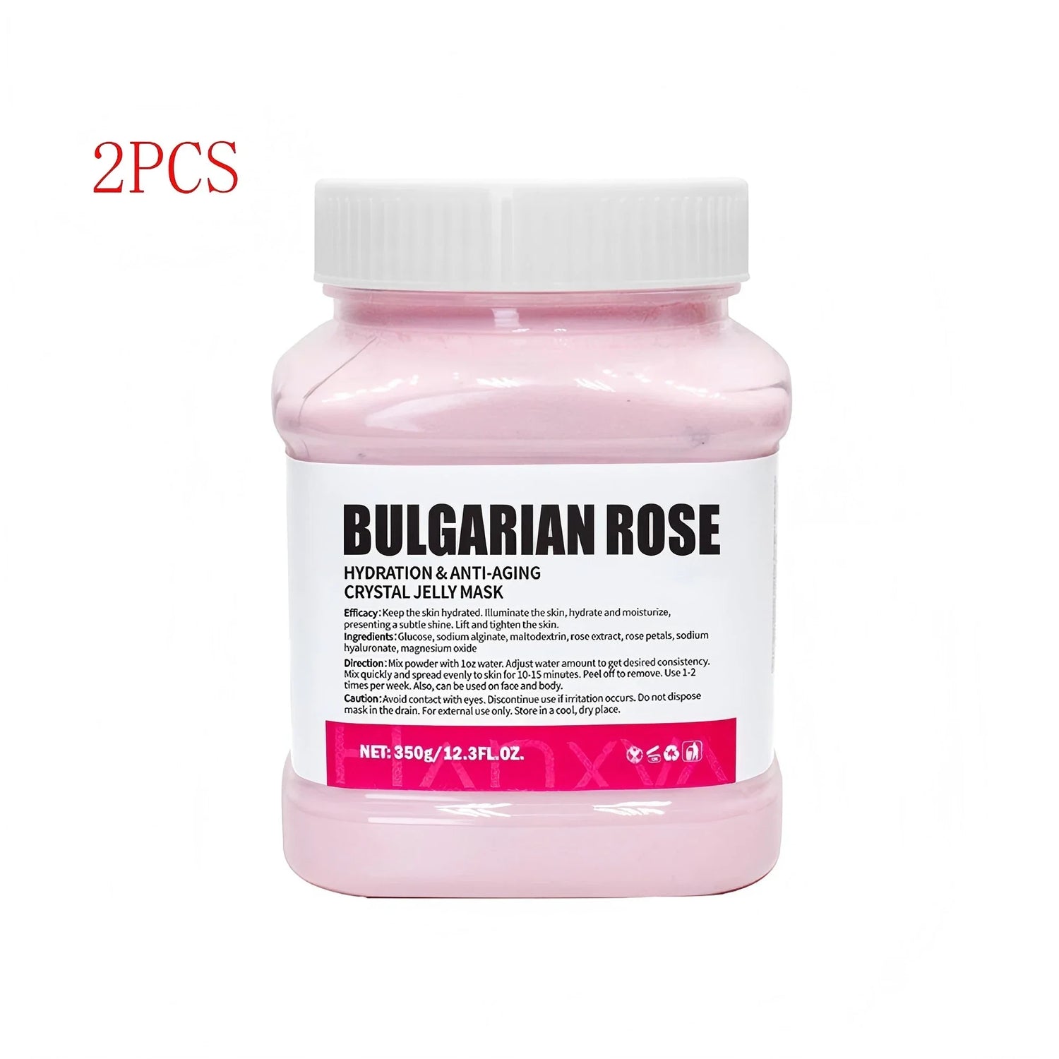 Jelly Mask for Facial Professional Rose Smooth Face Mask Skin Care, Hydrated Nourished Hydro Jelly Mask Powder,Gel Peel Off MasK