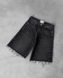 Y2k Black Punk Wash Baggy Work Shorts Men Women Summer Hip Hop Ripped Hole Denim Shorts Raw Edge Casual Jorts Streetwear SHOPEZRA L.L.C.