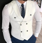Suits for Men Slim Fit 3 Pieces Male Suit Jacket Vest with Pants Wedding Tuxedo SHOPEZRA L.L.C.