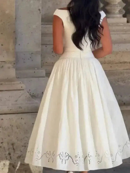 Trendy Minimalist Dress Romantic Stylish Vintage Dresses Women Bridesmaid Party Modest Street Summer Outfits by Dropshipman