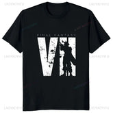 Japan Game Final Fantasy Creative Printed Cloud Strife Tshirt VII Remake Harajuku Anime Man T-shirt Causal Hipster Comfort Tees SHOPEZRA L.L.C.