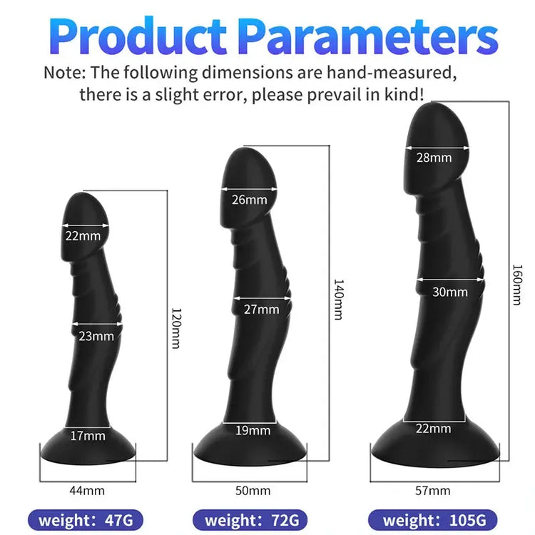 Dildo Anal Plug Butt Plug with Strong Suction Cup Prostate Massager Product Anal Dilation Masturbation Adult Sex Toys Women Men SHOPEZRA L.L.C.