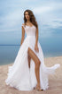 S-3XL2023 New Sebastian Chiffon Dress Prom White Evening Dress Sexy Split Bridesmaid Dress Stage Host Dress Graduation Dress SHOPEZRA L.L.C.