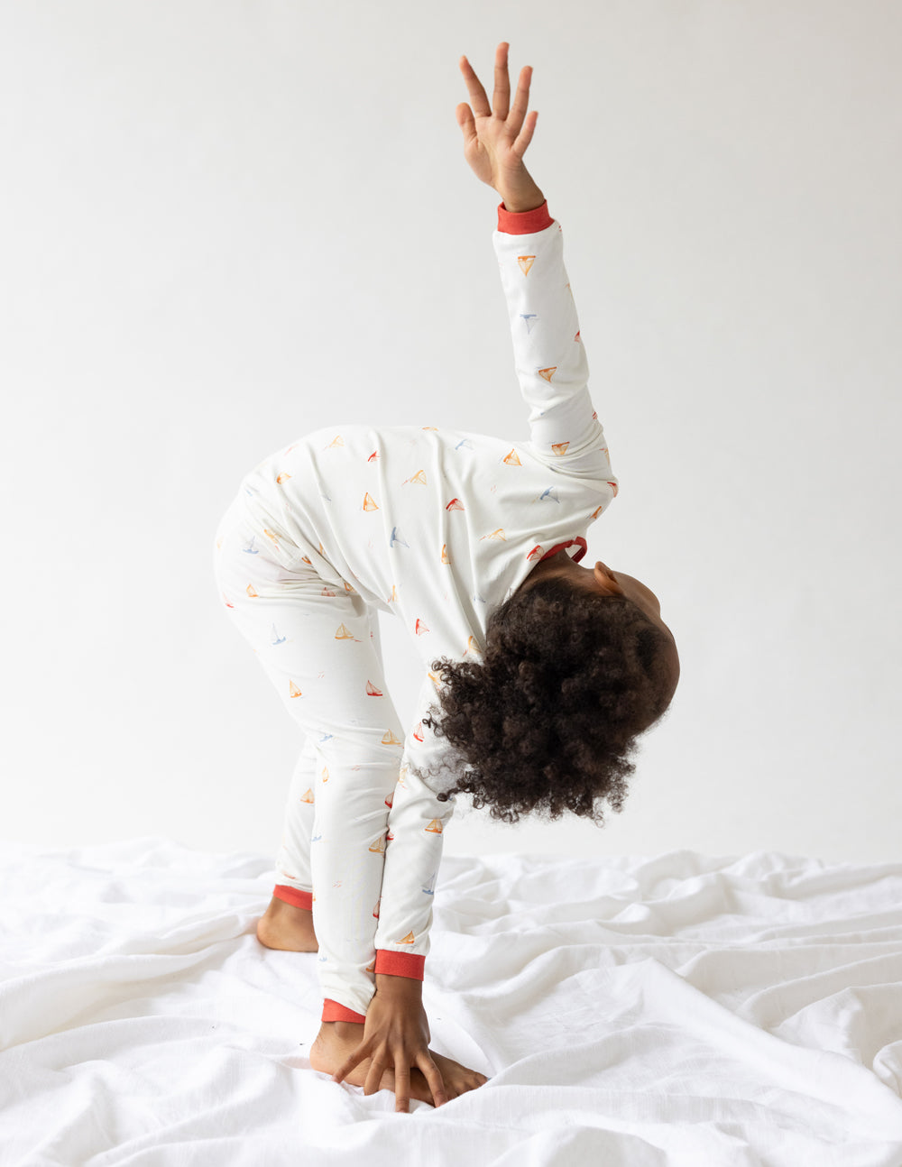 Sailboat Bamboo Kids Pajama Set