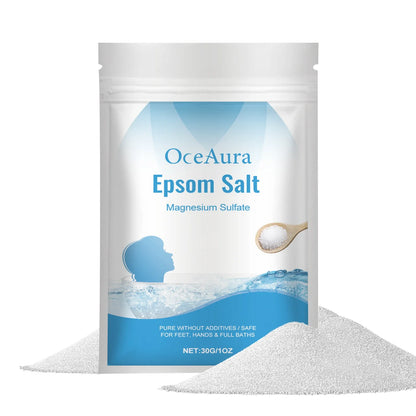 Epsom Salt Magnesium Sulfate Moisturizing Exfoliating Pure Natural Feet Hands Bath Body Relaxation Muscle Relief Detox Skin Care