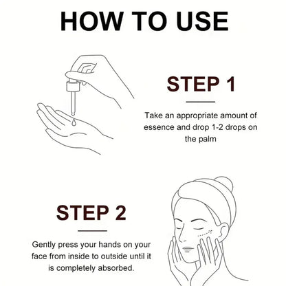 Vitamin C Facial Essence Hyaluronic Acid Dark Skin Brighten Serum Fade Fine Lines Moisturizing Repair Dull Serum Face Skin Care