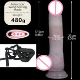 Realistic Heating Dildo Remote Control Vibrators for Women Dildo Vibration Sex Machine Telescopic Electric Dildo Penis Sex Toys SHOPEZRA L.L.C.