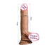 Adult Games Double Layered Dildo Hyper Realistic Dual Layer Liquid Silicone Sex Toys For Female Masturbation Real Dildos SHOPEZRA L.L.C.