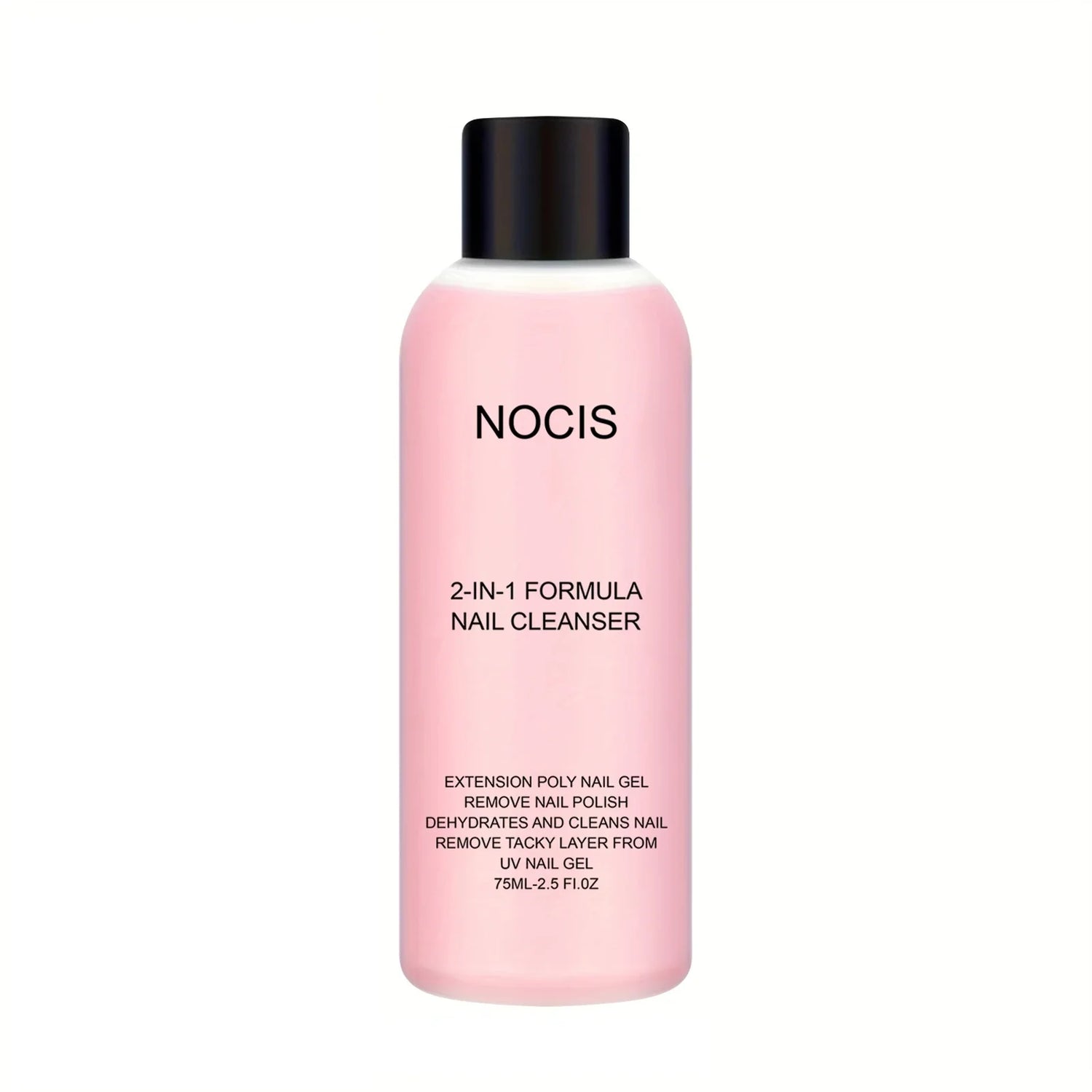 2in 1 Gel Cleanser for Nails &amp; Polish Remover, Professional Slip Solution for Poly Gel Nails for &amp; LED Gel, Anti-Stick Formula,
