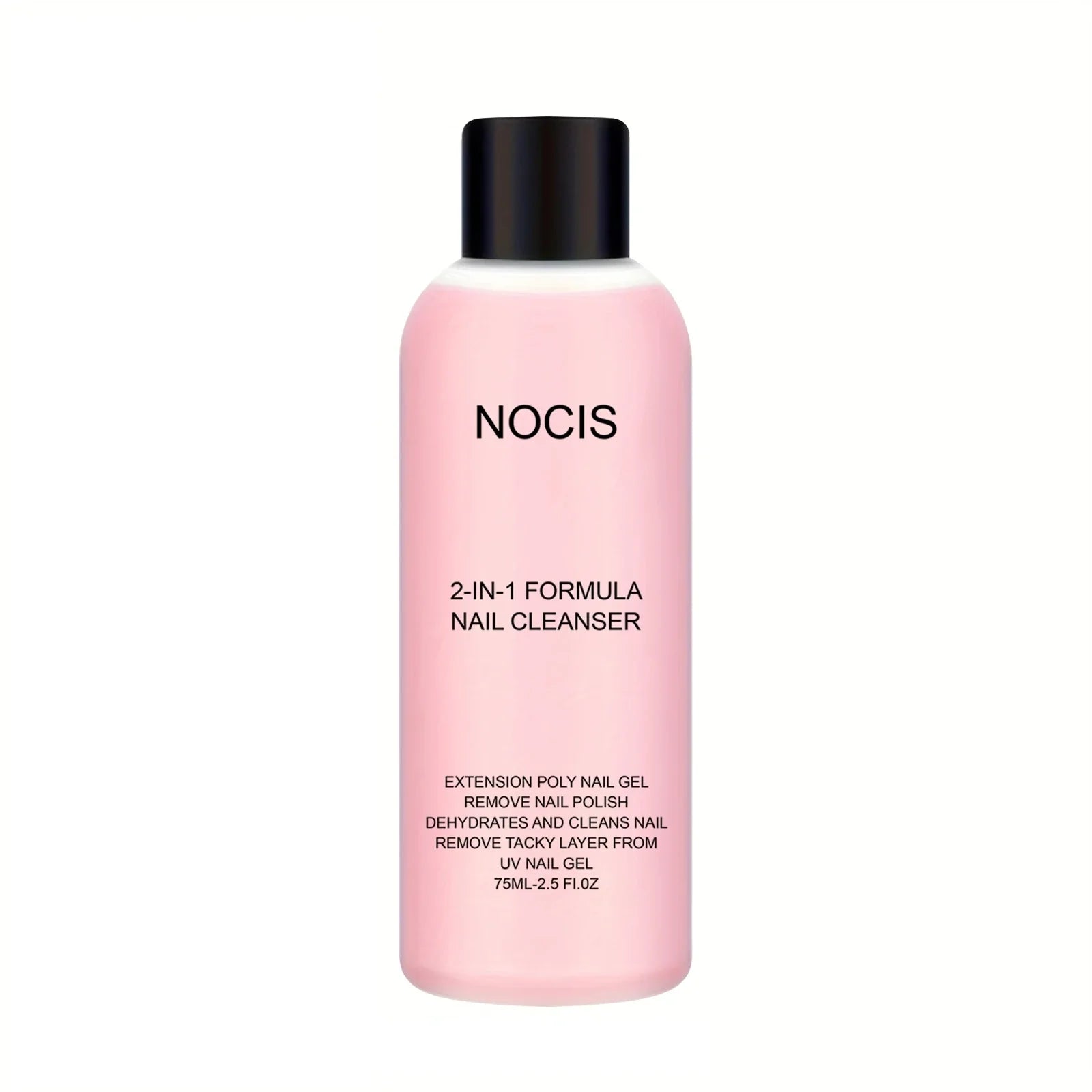 2in 1 Gel Cleanser for Nails &amp; Polish Remover, Professional Slip Solution for Poly Gel Nails for &amp; LED Gel, Anti-Stick Formula,