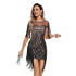 1920s Flapper Sequins Great Gatsby Cocktail Party Dress Sexy Retro Dress Wedding Dress Shop Dinner Dress Embroidered Dress SHOPEZRA L.L.C.
