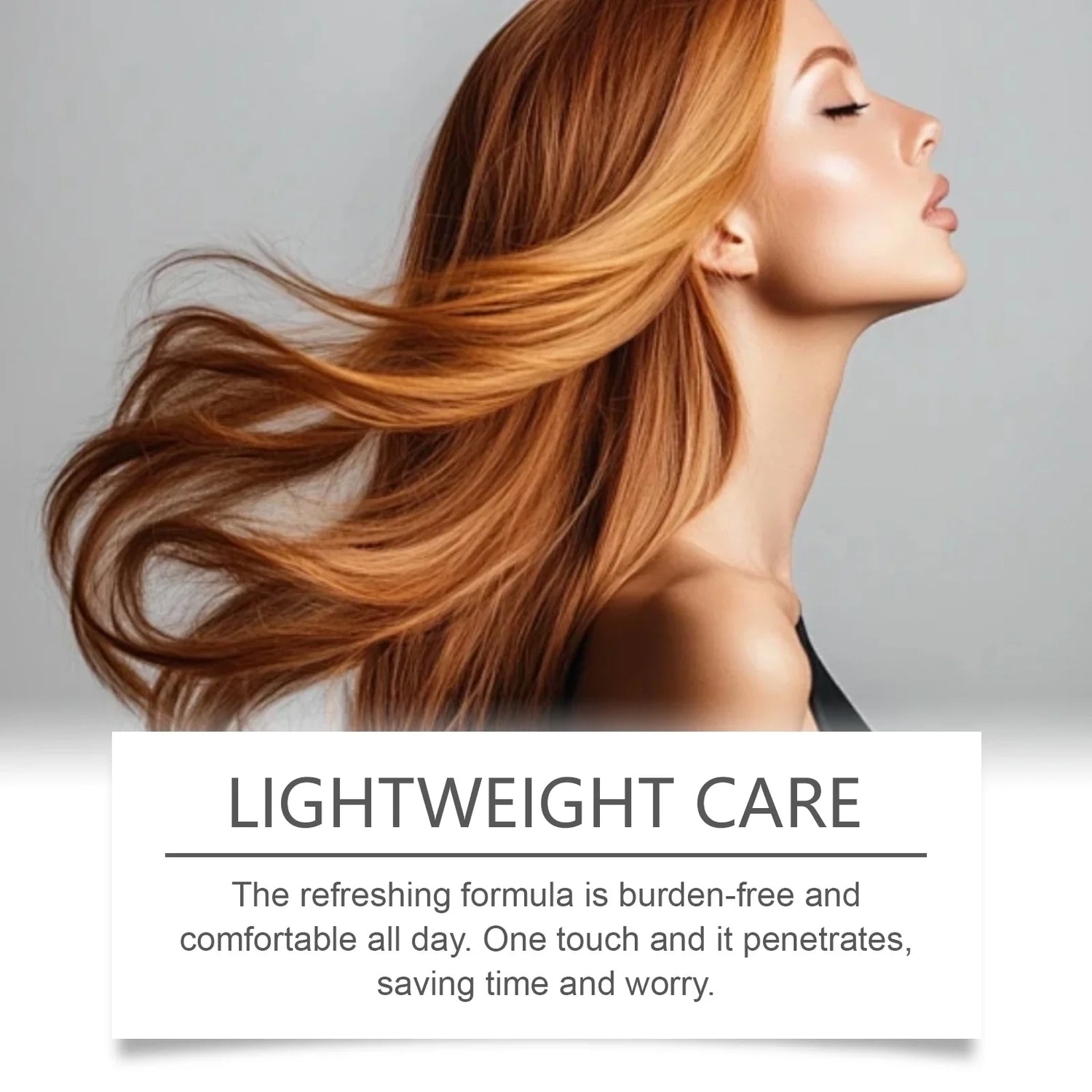 Smoothing Hair Serum - Gentle Hydrating Formula for Frizz-Free, Lightweight &amp; Refreshing Scalp-Safe Daily Hair Care