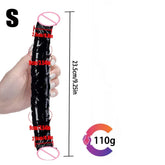 Double Ended Realistic Dildo Flexible Dildos Long Dong for Double Sided Anal Play G-spot Stimulator Sex Toys for Women Couple SHOPEZRA L.L.C.