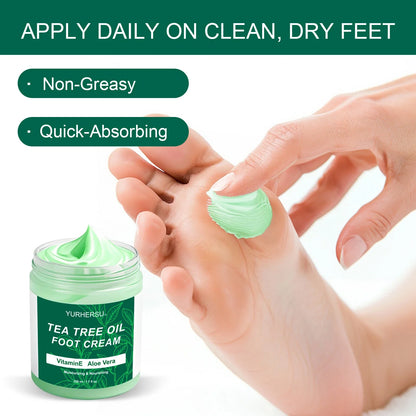 YURHERSU Foot Care for Dry, Cracked Heels, Knees and Hands with Moisturizer to Remove Dead Skin