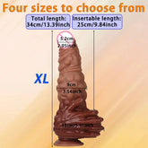 Realistic dildo with suction cup, hands-free, thrust dildo for G-spot stimulation, dildo for men and women with advanced users SHOPEZRA L.L.C.
