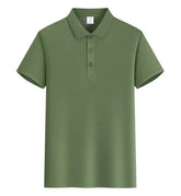 EU Size POLO Customized LOGO Polo Shirt Men Summer Men&