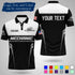 Mens Customizable Mechanic Work Polo Shirts Personalized Text And Logo Short Sleeve Tops 2026 Summer Breathable Sports POLO Tops SHOPEZRA L.L.C.