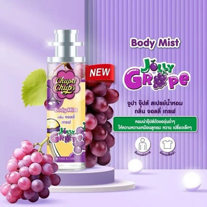 Chupa Chups Body Mist 100ml Refreshing Fruity Fragrance Long-lasting Sweet Scent Melon Apple Grape Berry Flavors Women Perfume